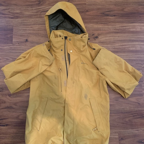 Decathlon Quechua 800, 4x1 Men's Winter Insulated Waterproof Backpacking Jacket - Picture 2 of 10